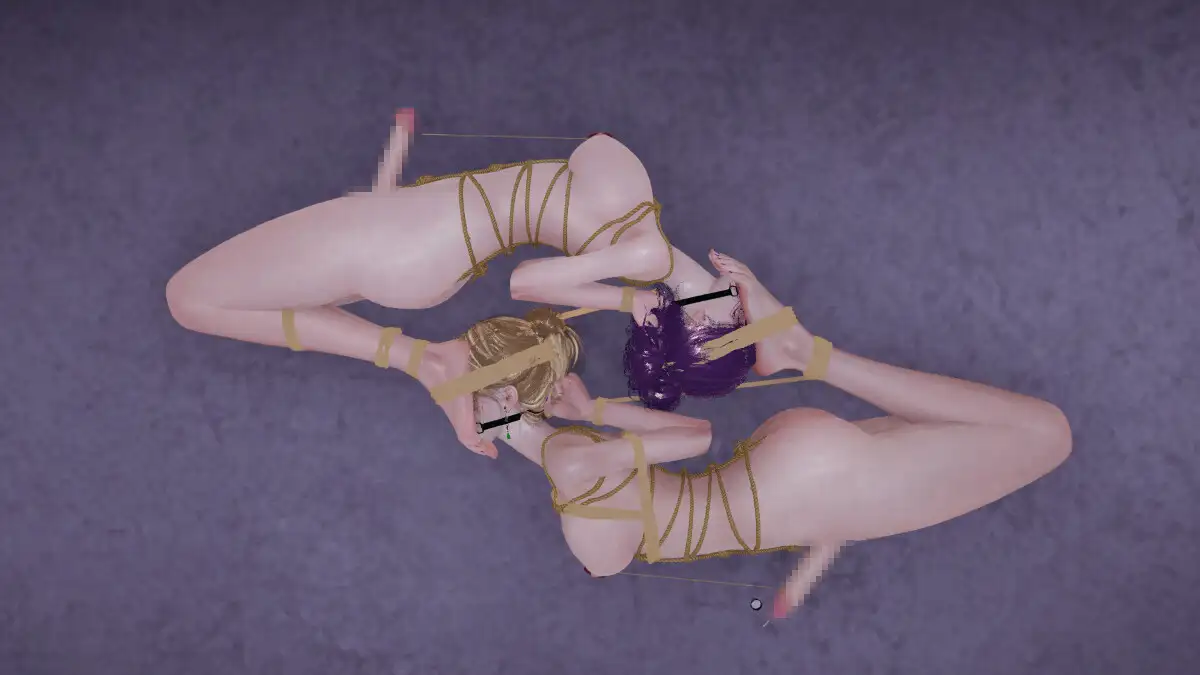 巨乳美女二人捕縛 フタナリ化吊るし緊縛調教 まとめ (全5話)