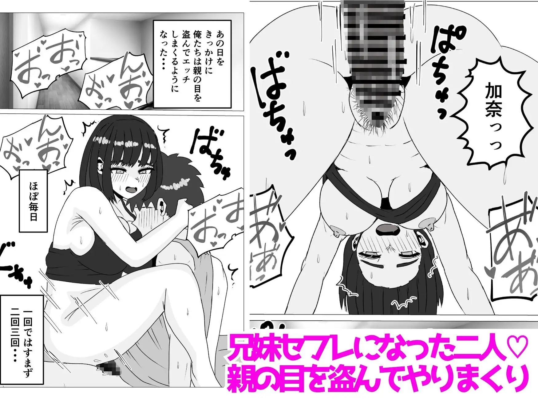 兄妹セフレ～親の再婚で新しくできた妹と毎日交尾してます～