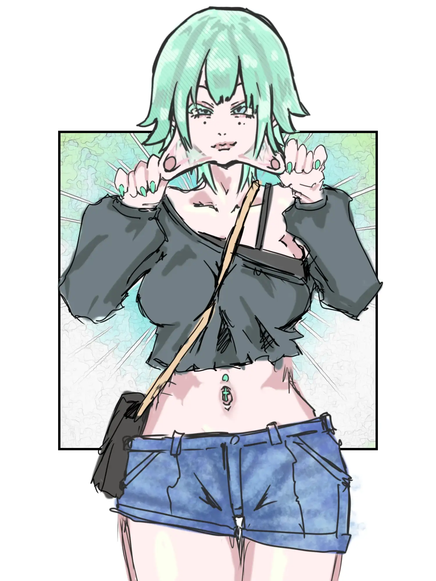 【着衣版】1コマ漫画 ラフ案シリーズ 第三巻