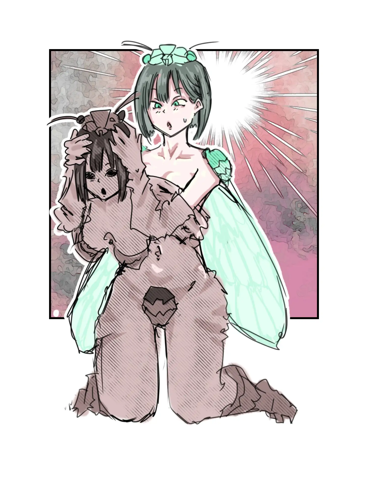 【着衣版】1コマ漫画 ラフ案シリーズ 第三巻