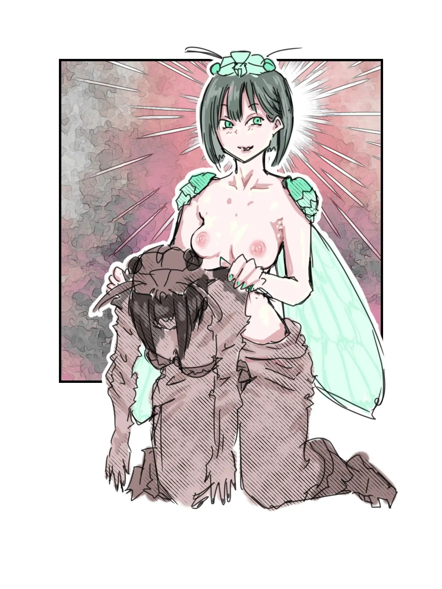 【脱衣版】1コマ漫画 ラフ案シリーズ 第三巻