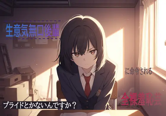 生意気無口後輩に命令される羞恥芸～プライドとかないんですか?～