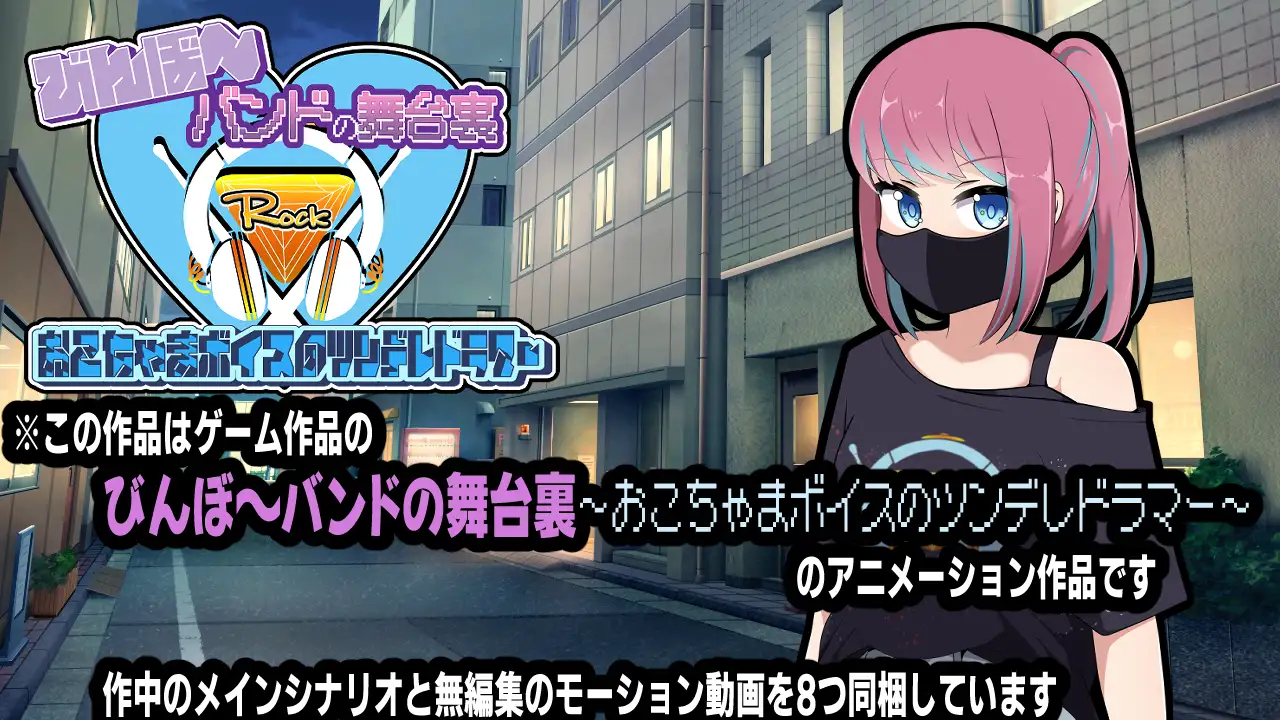 びんぼ～バンドの舞台裏～おこちゃまボイスのツンデレドラマー～アニメーション