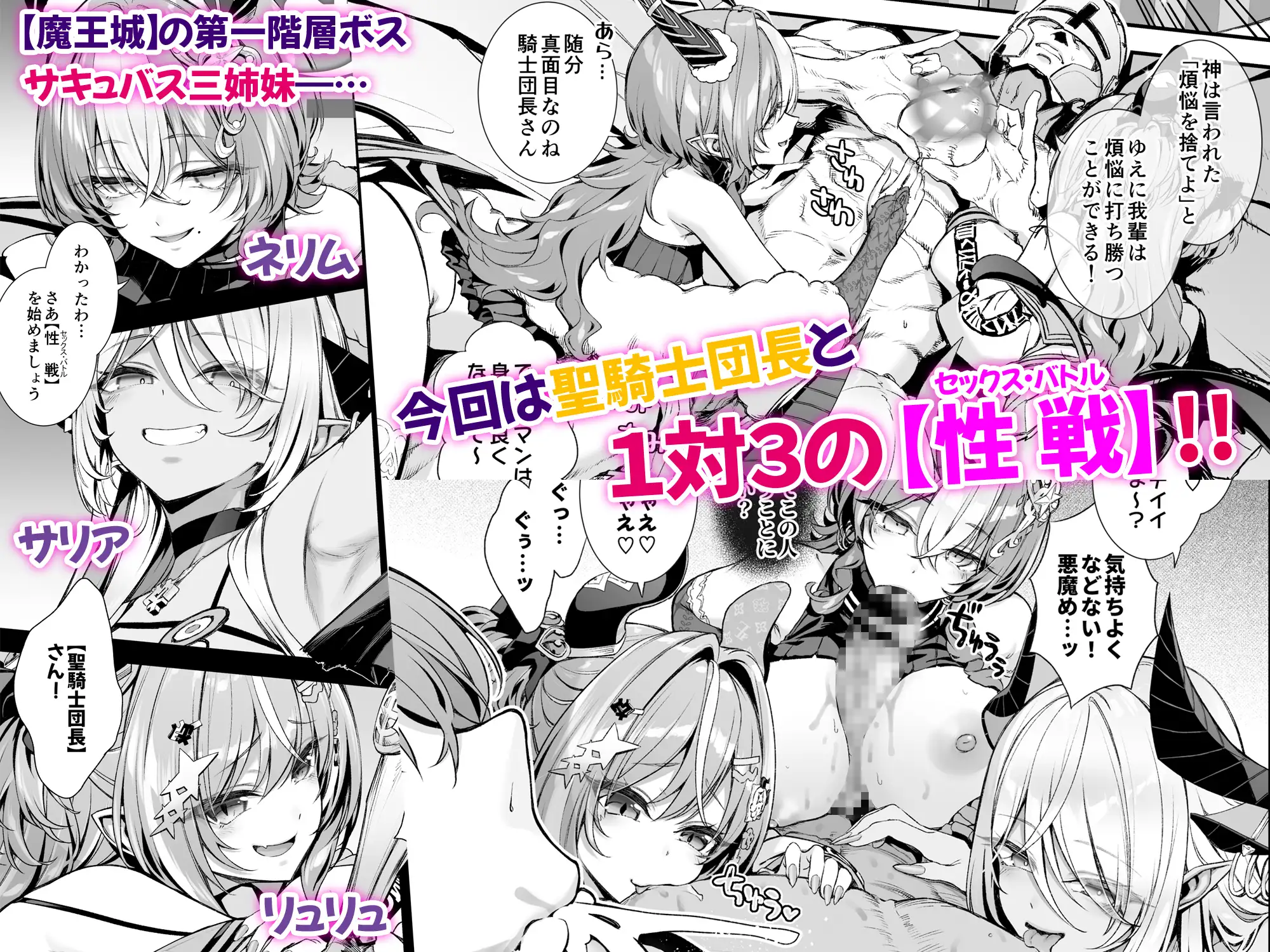 魔王城のサキュバス2 〜VS.聖騎士〜