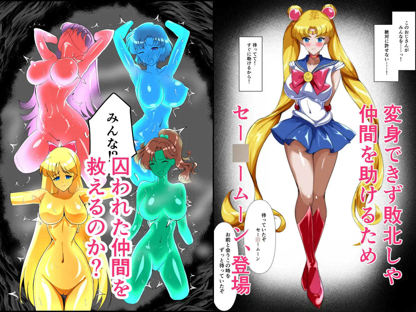 ヒロイン堕ち セー〇ームーン総集編