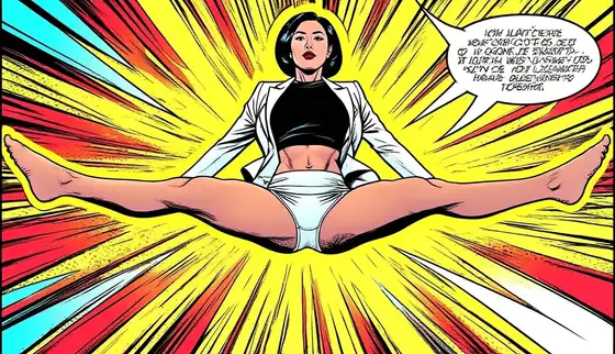 身長180cmのミニスカ筋肉処女刑事、赤星玲(25)が生足一つでパンティまる出しで傭兵やロボットを蹴り倒す