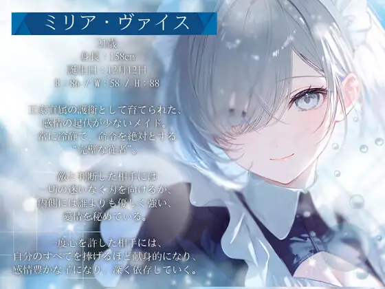 【高速耳舐め】排除対象の貴方を守りたくなった 有能メイドの極上トロ甘責め高速耳舐めASMR【水木菜々海】