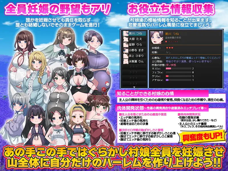 妊娠ハーレム生活シミュレーション