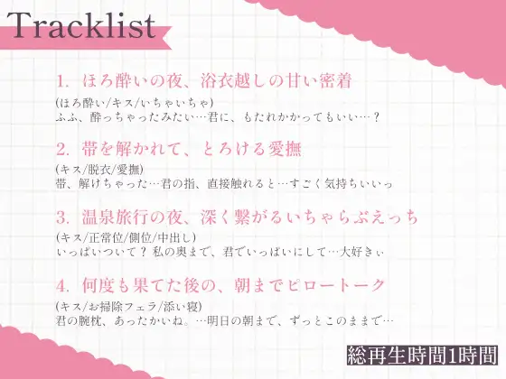 温泉旅行でほろ酔い浴衣いちゃらぶえっち