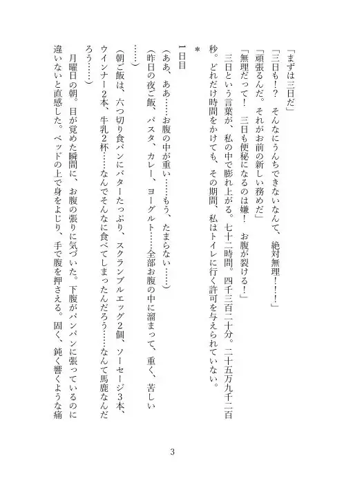 外せない貞操帯生活 ～一週間の排泄絶対禁止命令～ 【中村ひまり編】