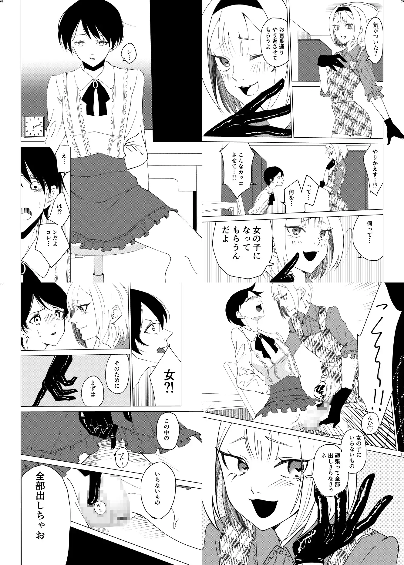 女装男子×女装男子合同誌 ゴム手袋で開発特集号