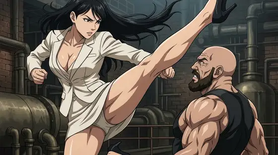 白亜の処刑台:特命ミニスカ刑事・水野真由美(30)――豪華客船シージャックグループをパンチラハイキックで蹴り倒す