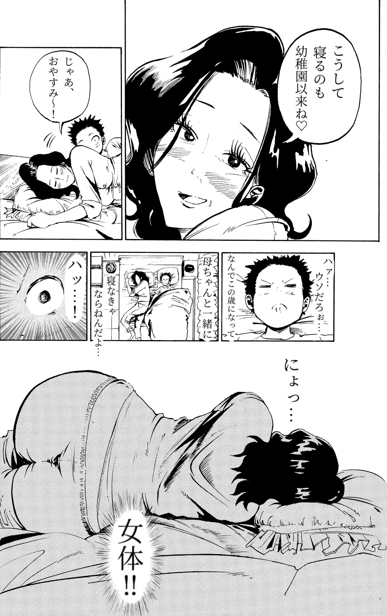 悪いけど…今晩あんたの部屋で寝かせて?から始まる母子相姦