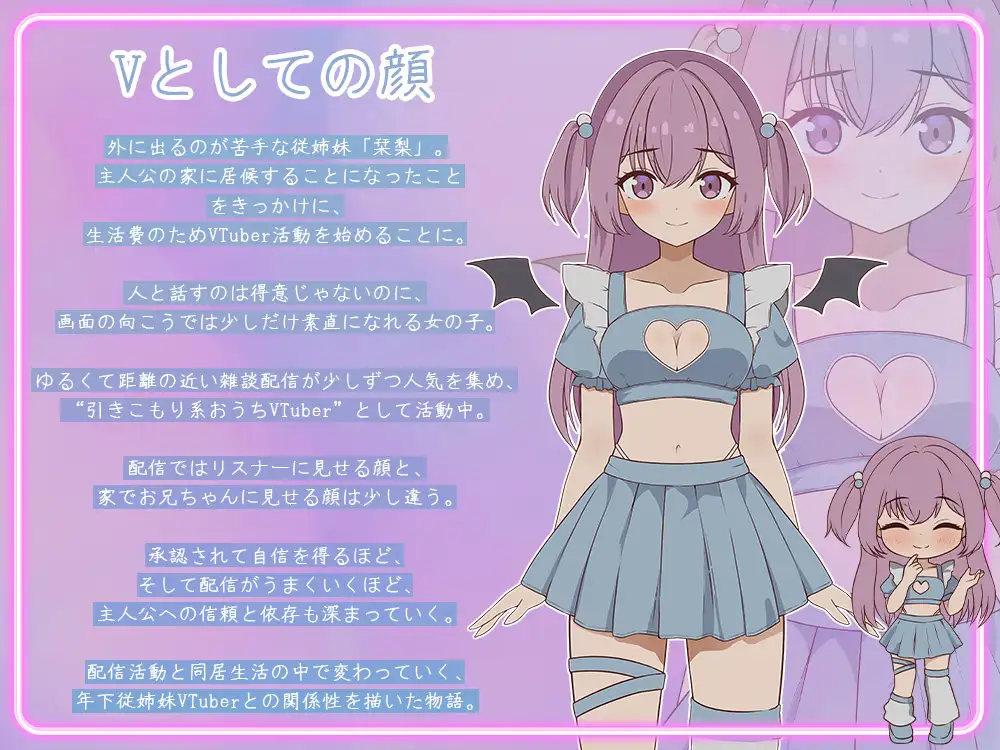 突然同居した従姉妹はVTuberになるらしい-俺だけが知る秘密の素顔-