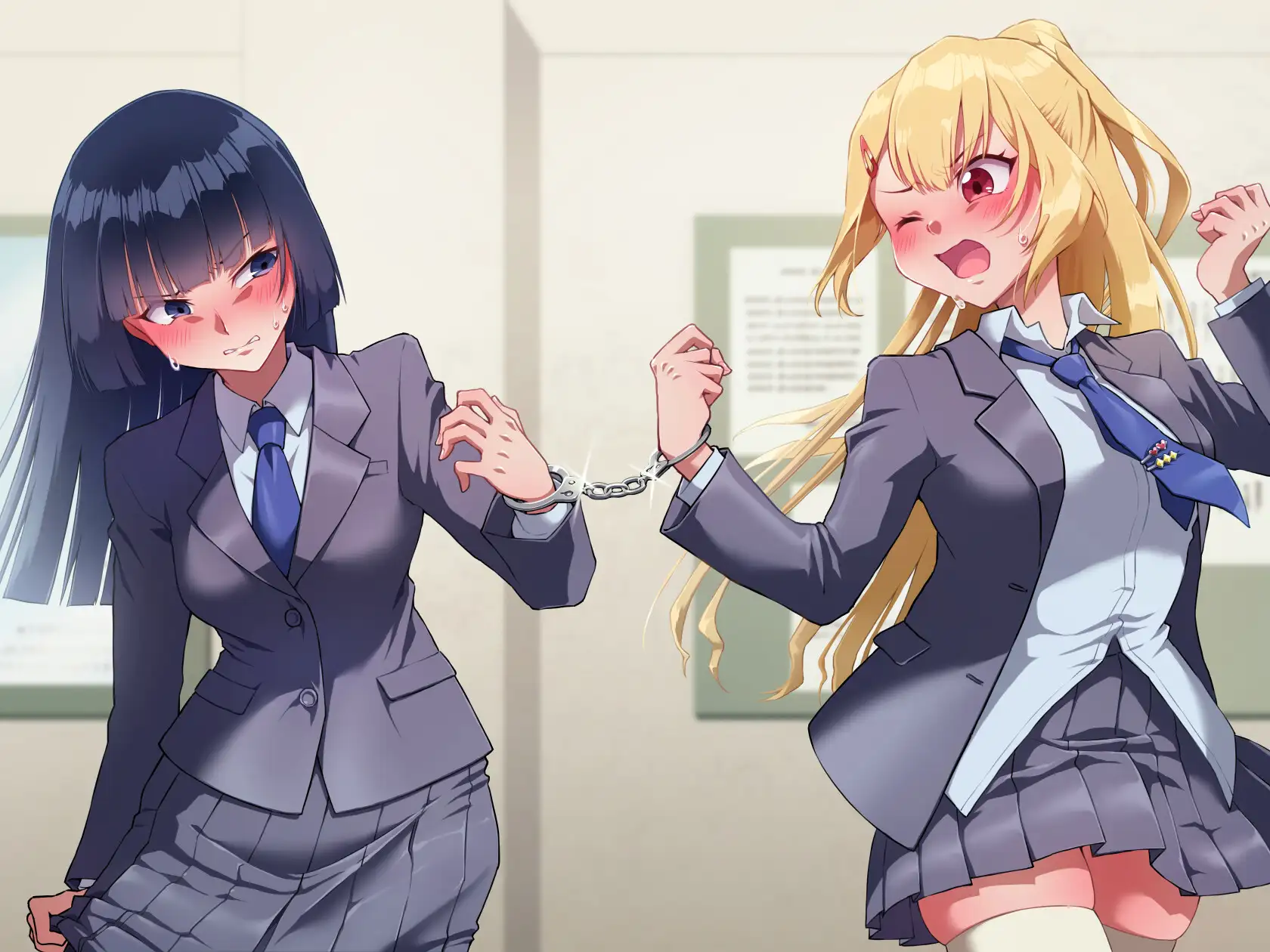 【大スカ+小スカ】手錠と委員長とギャル〜ADV式音声作品〜