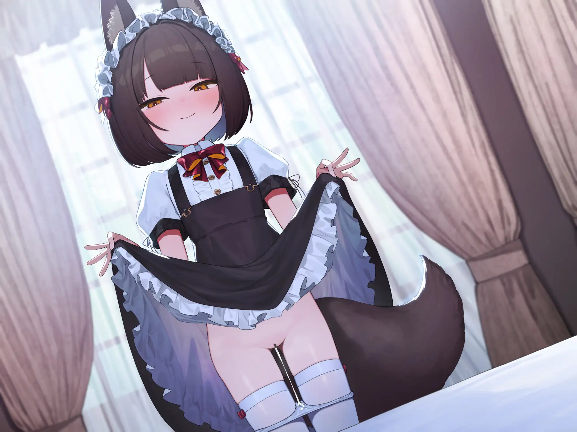 【NTR・寝取らせ】昨日のご奉仕、報告します～湿度高めの狐っ子メイドとのご奉仕報告いちゃらぶえっち～【ボイス作品・バイノーラル・ASMR】