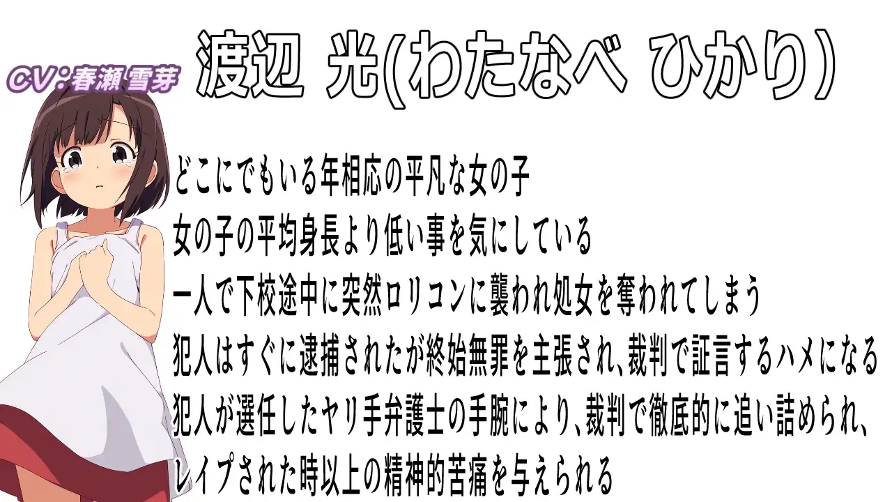 鬼畜レ○プ裁判～はたしてこれはレ○プだったのでしょうか?～