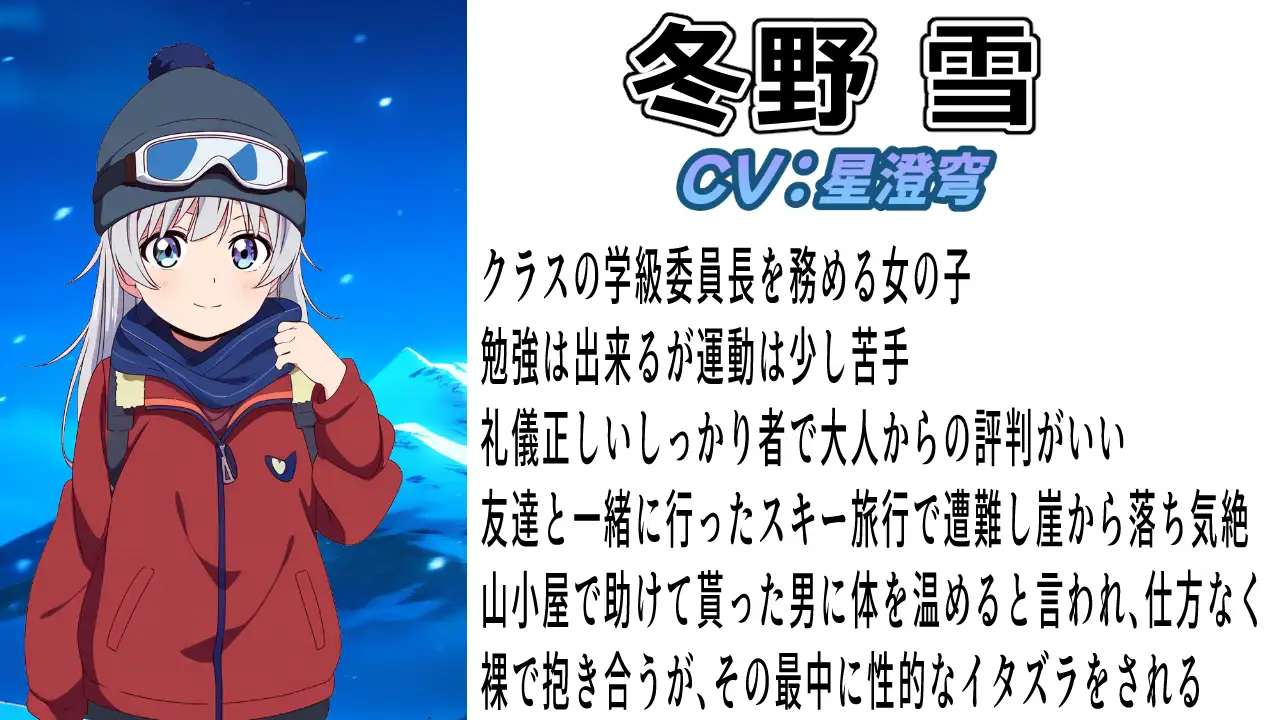 (出演声優4名)春夏秋冬レ○プ〜どこにでもあるありふれた被害〜