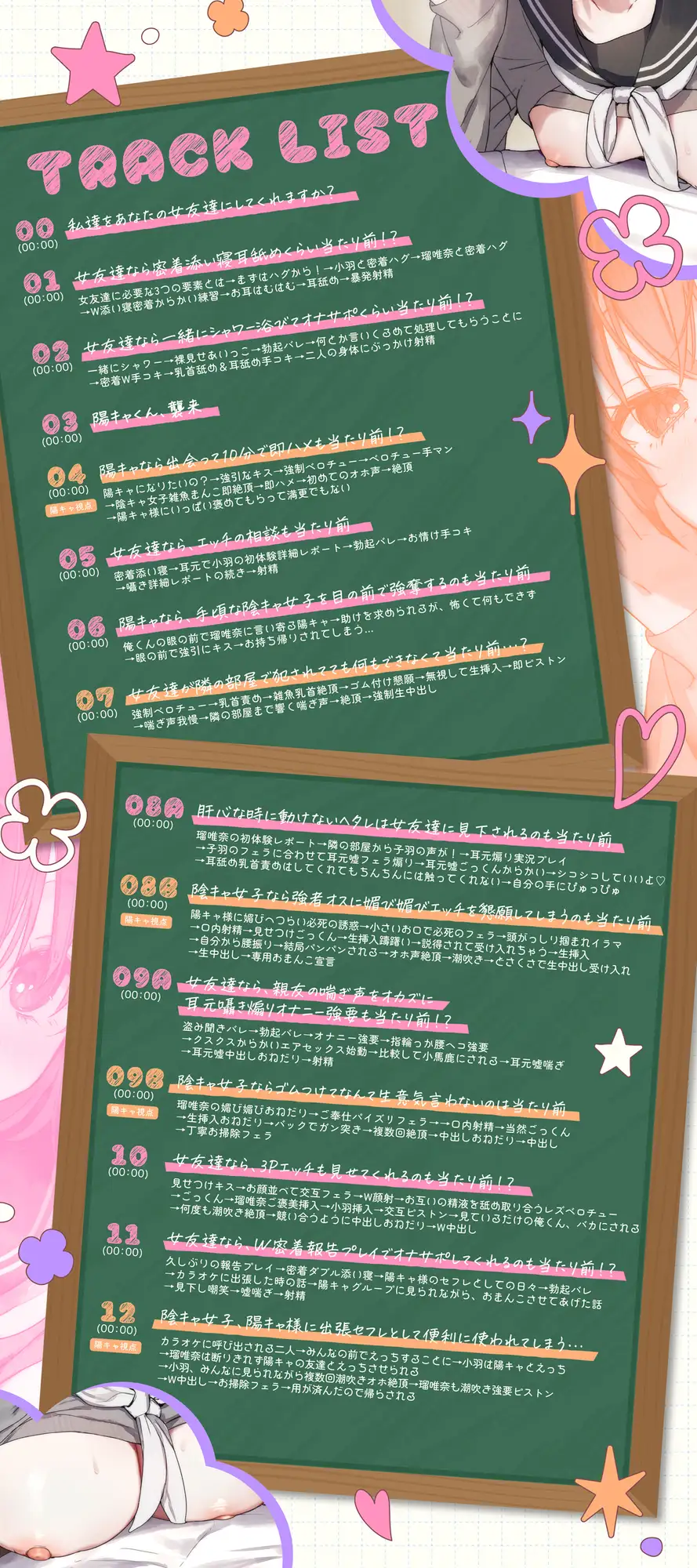 控えめ陰キャ女子二人を「女友達」にして都合の良いイチャラブライフを送ってたら、本物の陽キャに全部奪われた