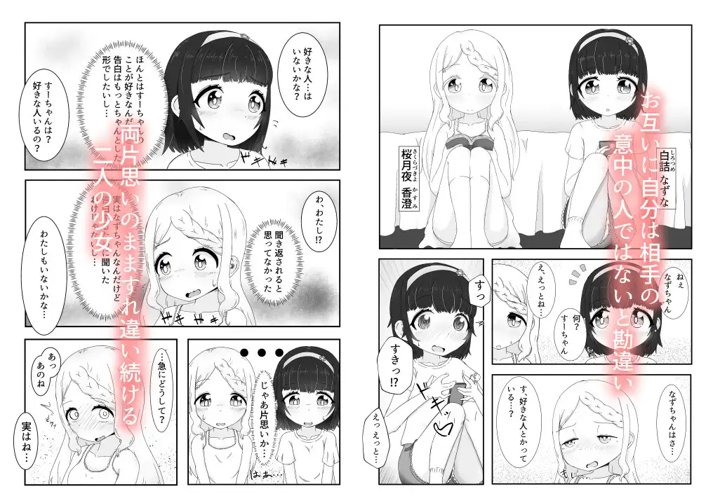 セックスの練習～両片思いの二人が練習という名目でセックスする話～