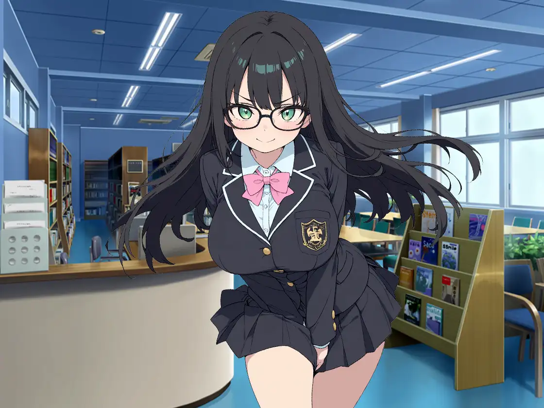 ダンジョン最深部女王に負けてVR最強勇者は図書室でケツ穴ペットになる！ダウナー美少女図書委員にマゾメス堕ち