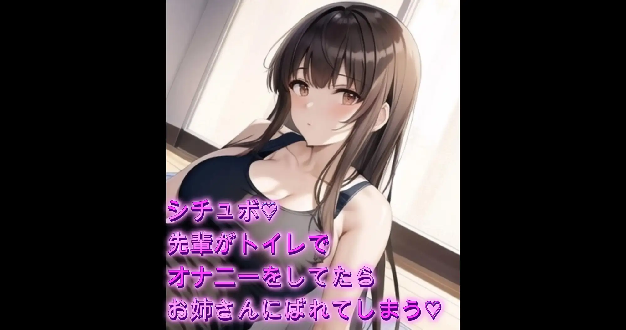 シチュボ♡先輩がトイレでオナニーしてるとこを目撃してしまいそのまま攻めたおしてしまう