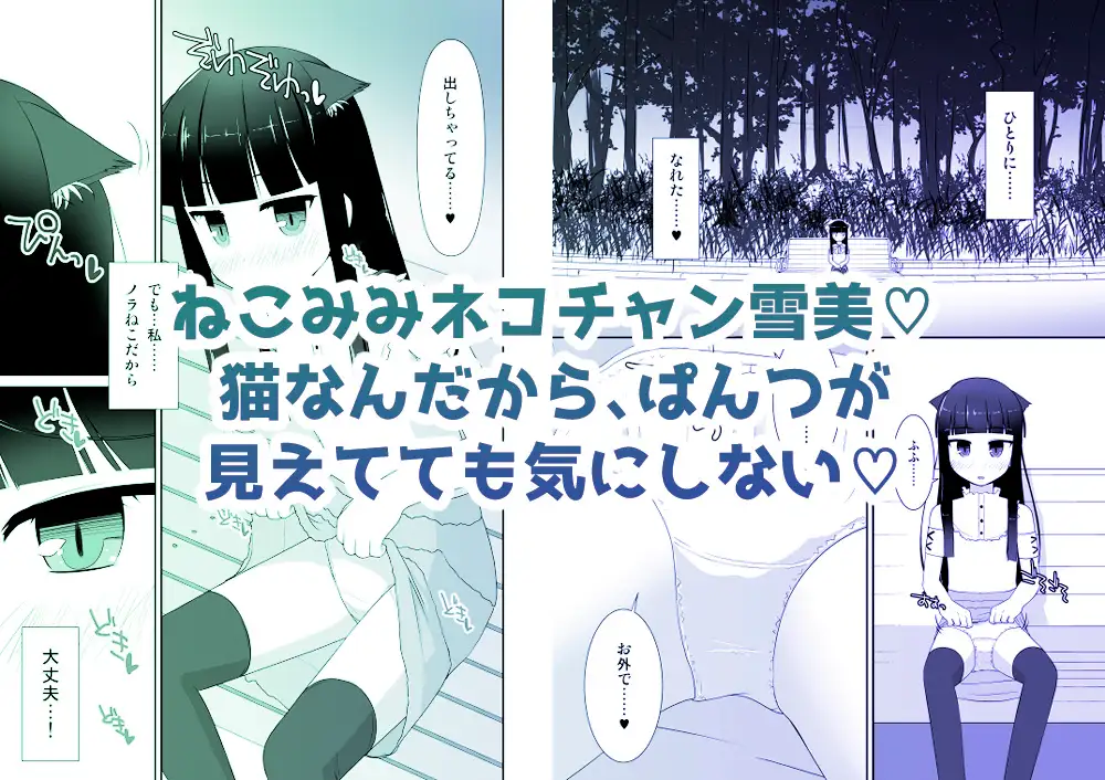 えっちな仔猫の外あそび