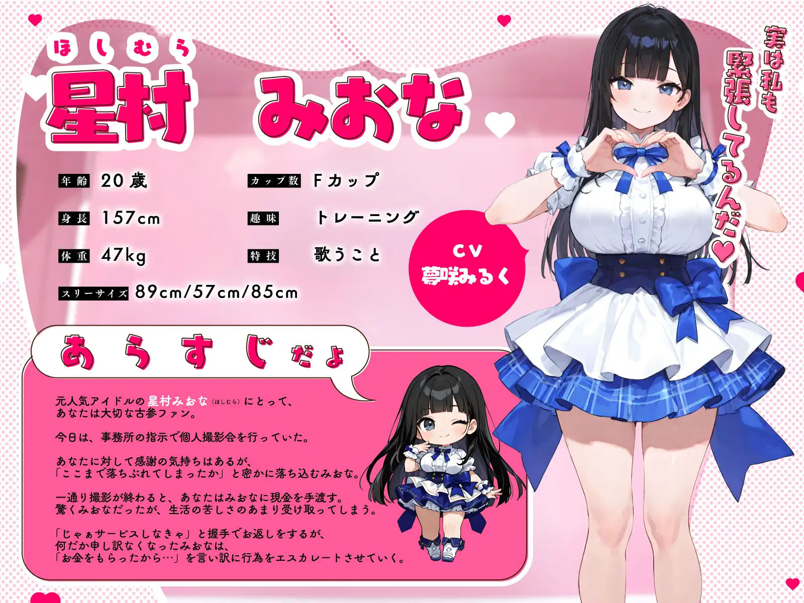 落ちぶれた元人気アイドルのご奉仕おひねりえっち。言いなり顔面騎乗位で密室個撮ハメハメ