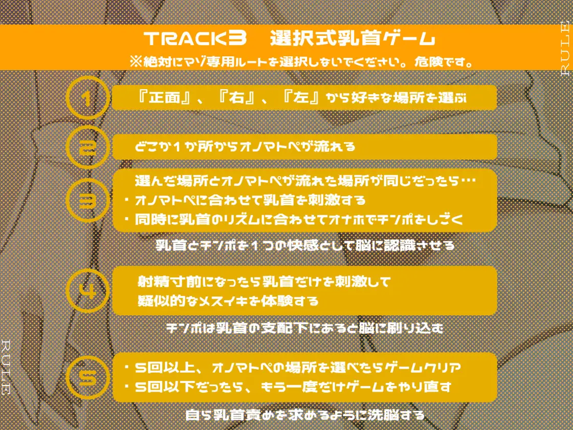【乳首開発×精神開発】毎日続けるうちにマゾになる乳首開発プログラム -Stage 1-