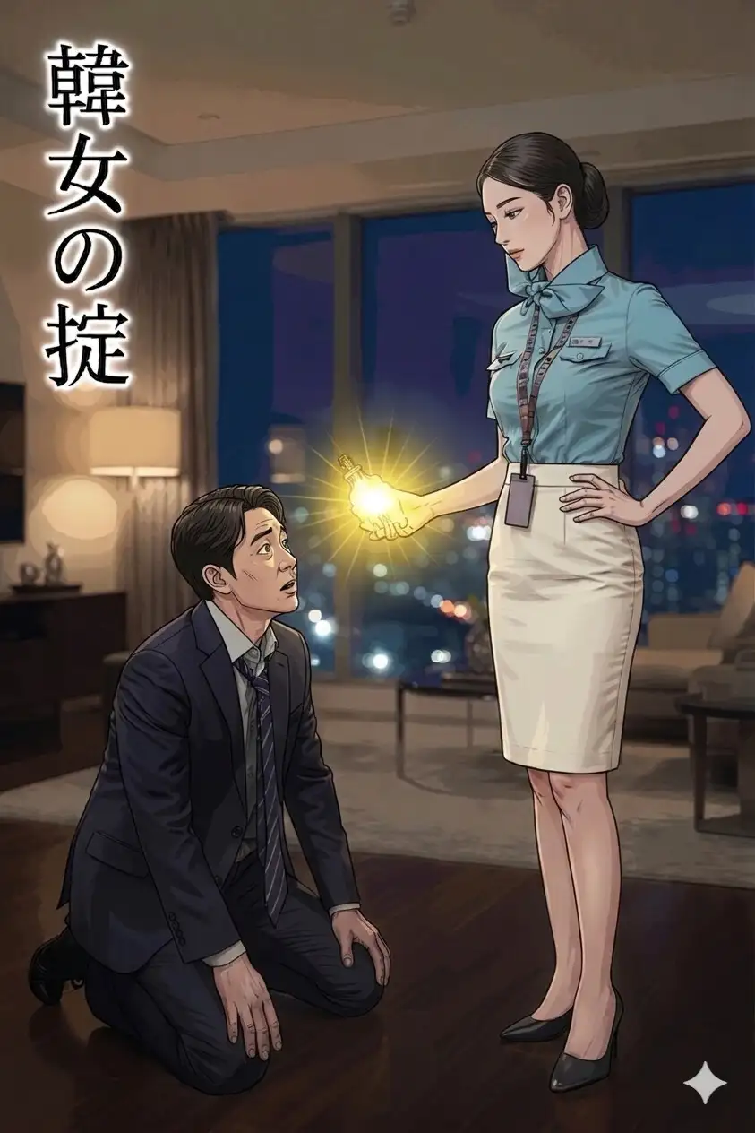 韓女CAの蜜液の罠