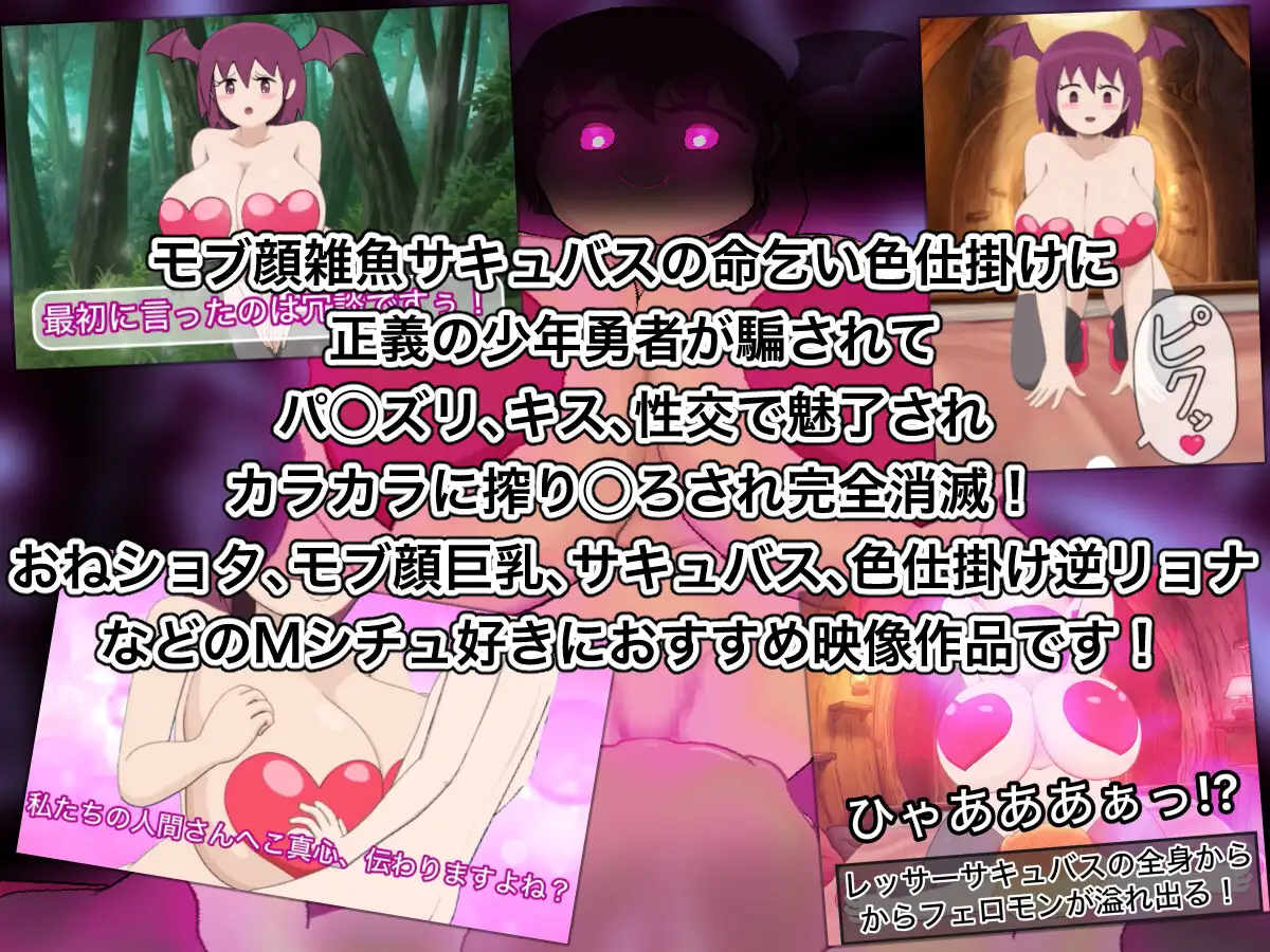 レッサーサキュバス対希望の勇者