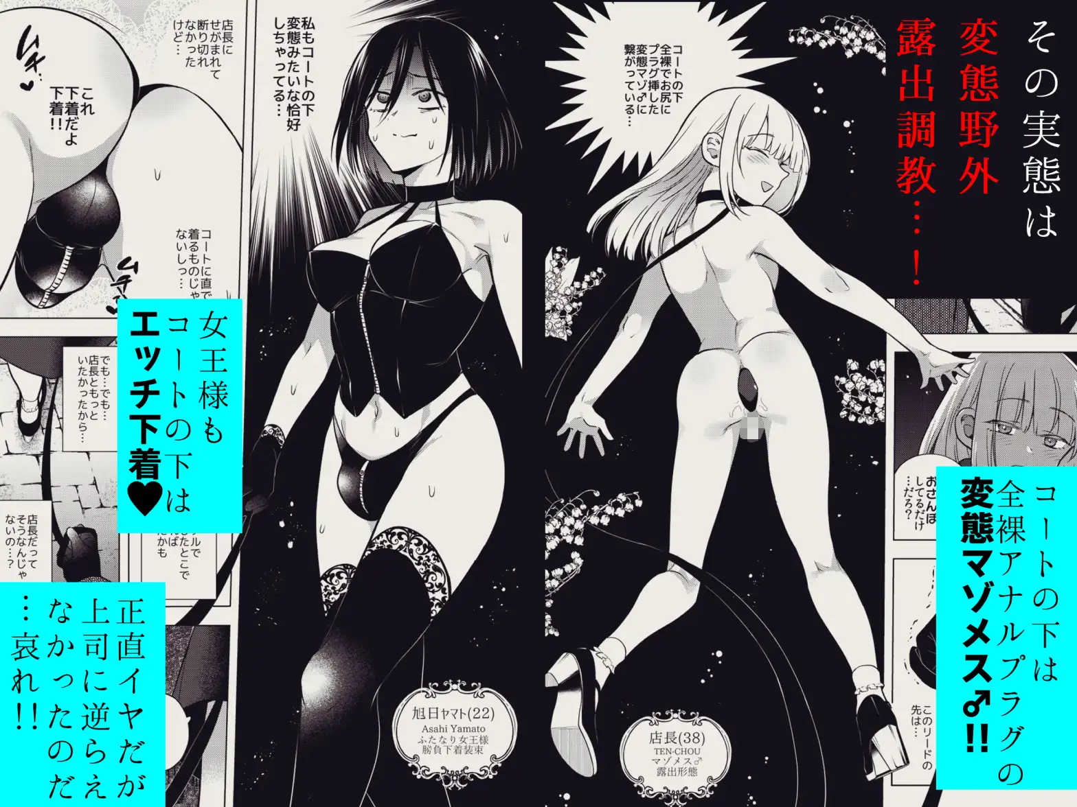 適性0のふたなり女王様3.5-御法度！地獄の逆アナル露出徘徊-