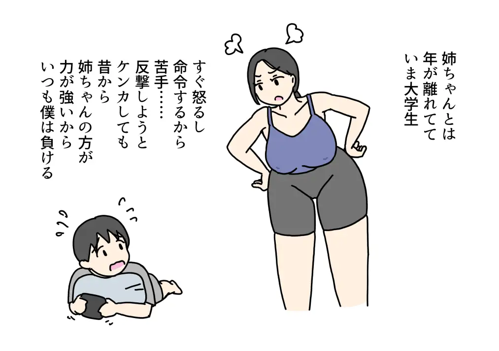 口うるさい姉にチンコ入れて大人しくさせる話