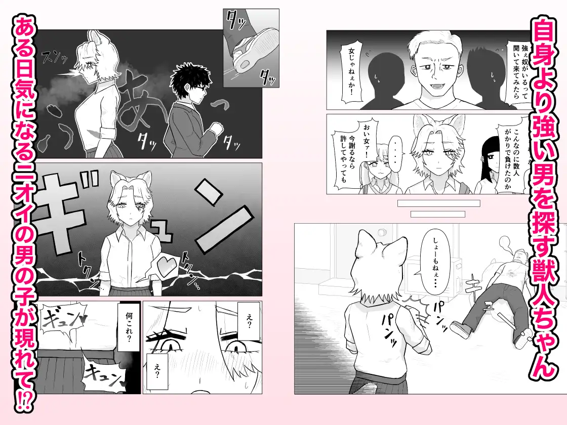 つよ美女獣人ちゃん、メスに成る
