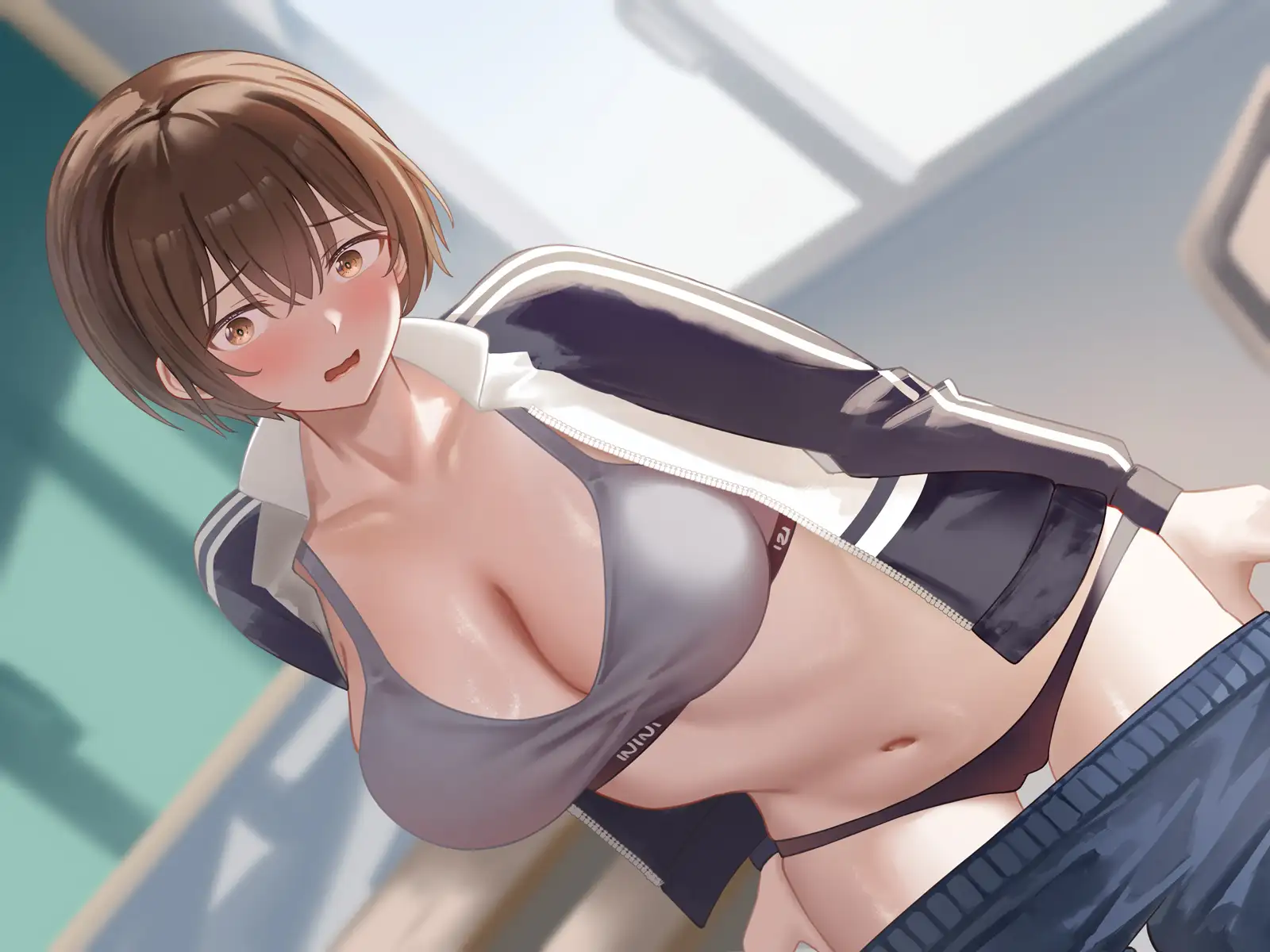 【処女×ごっくん】甘サドボーイッシュJKと強引なラブラブ中出し初えっち「苛めたくなっちゃう♡」