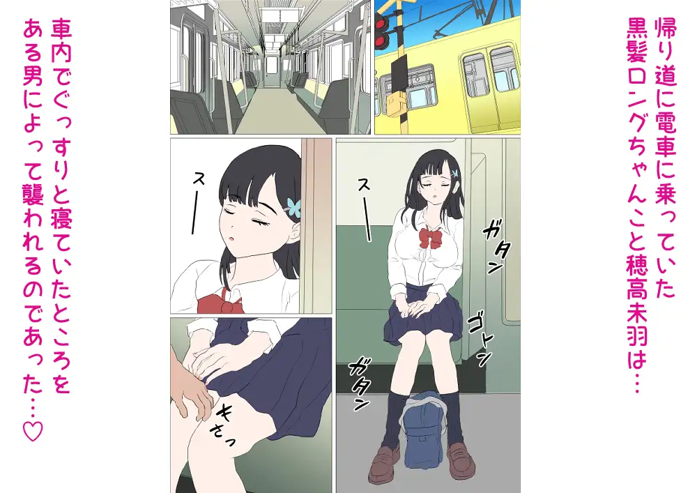 黒髪ロングちゃんを好きじゃない人に寝取られちゃうお話