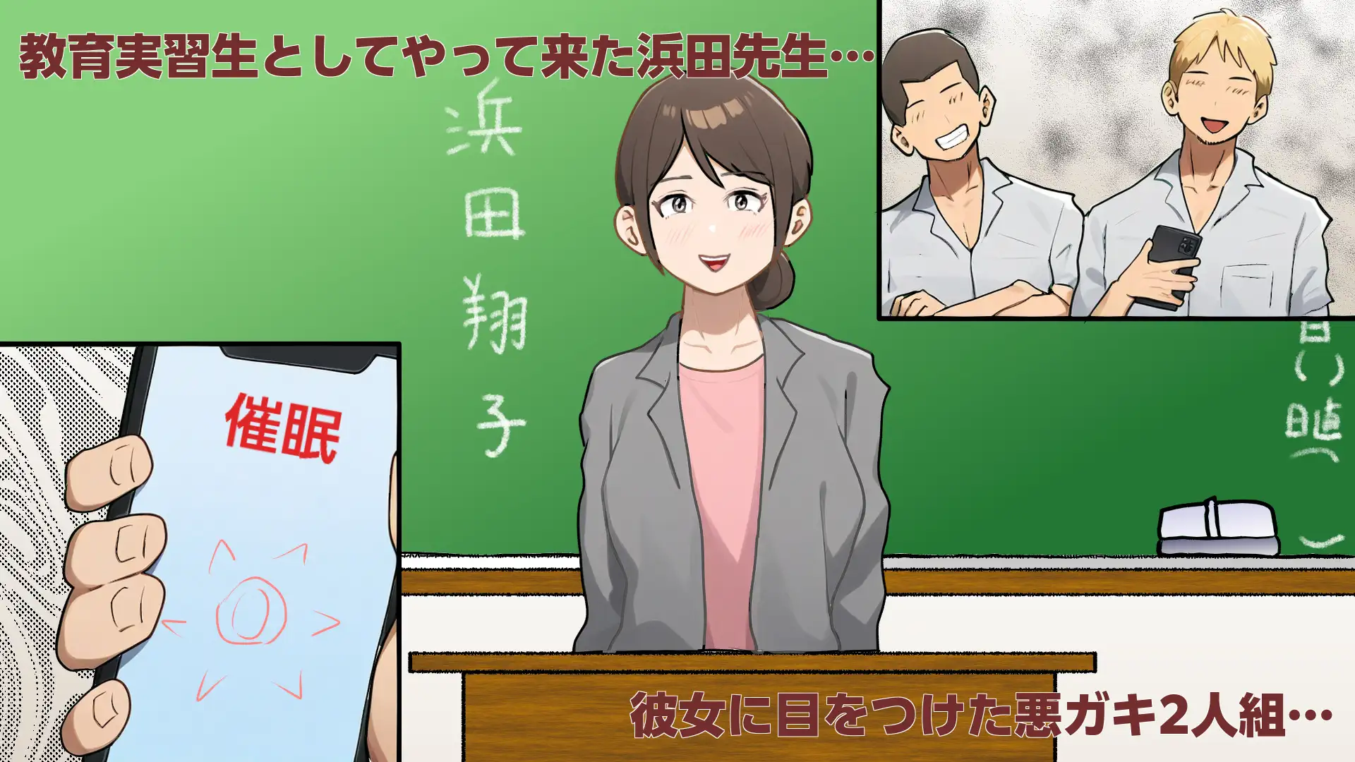 教育実習生JDを催○アプリで肉オナホ化