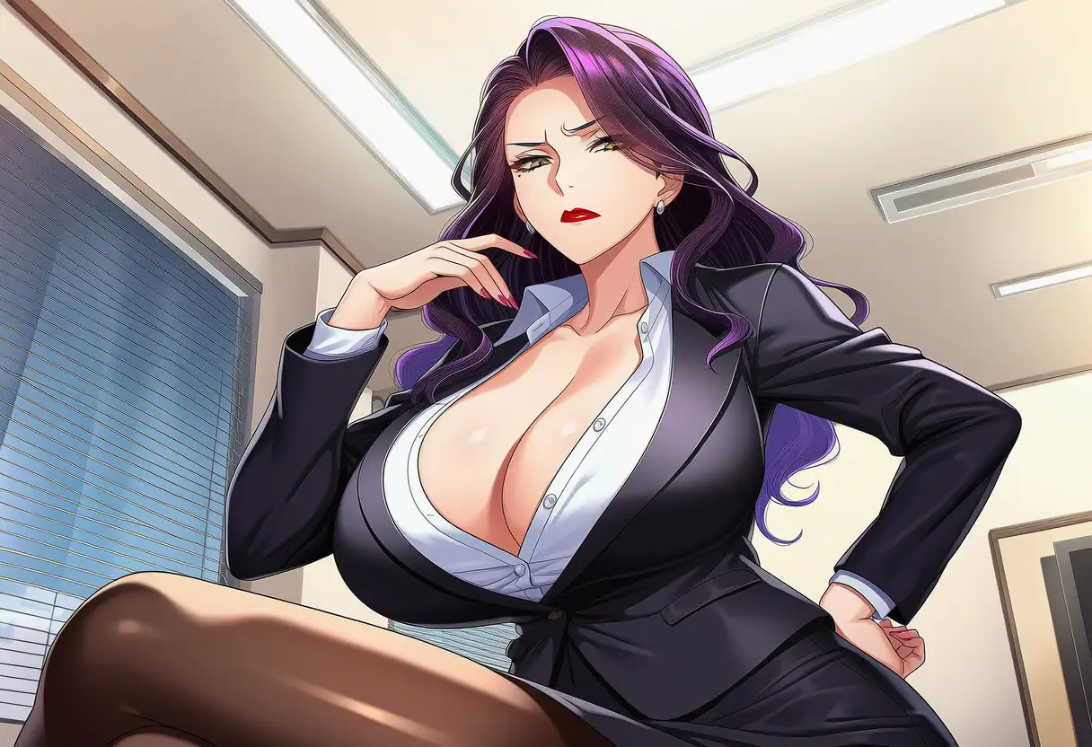 【イラスト10枚付き】使えないダメ社員を会社ぐるみの逆セクハラで辞職させようとするAI音声作品【足コキ乳首責め】