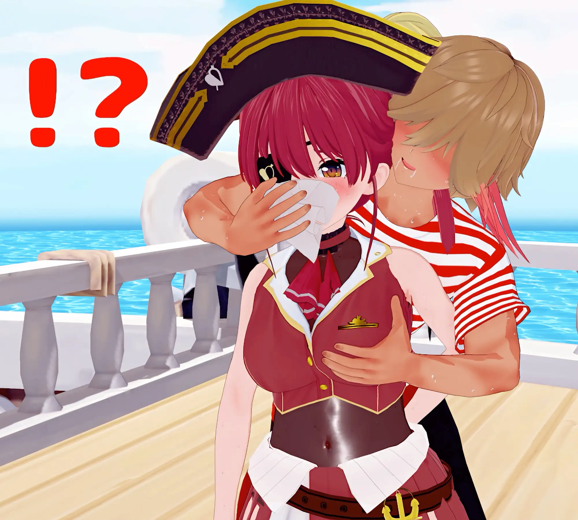 【4K】チャラ男一味に狙われた女海賊系Vtuberの末路