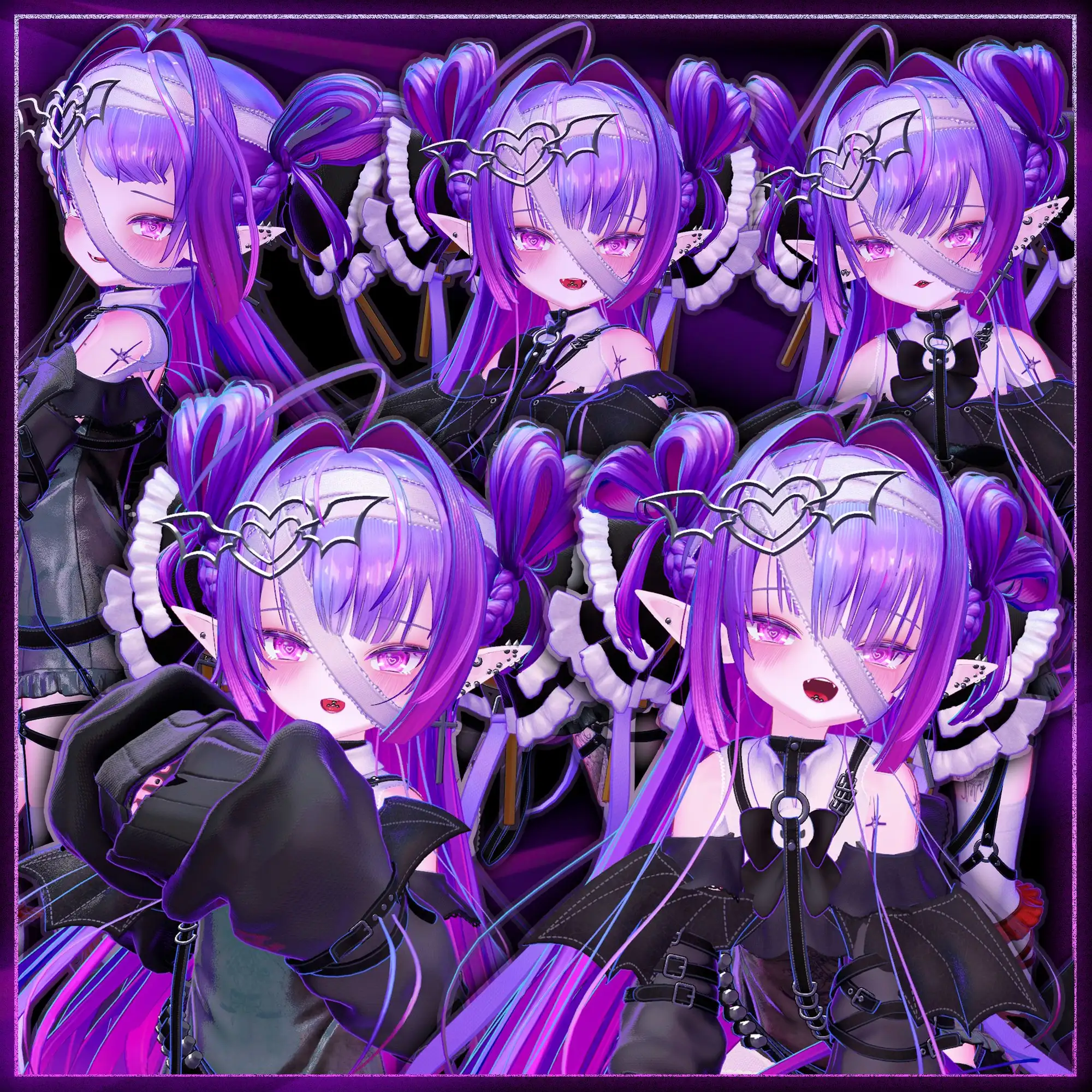 【オリジナル3Dモデル】雷琳【VRChat想定】