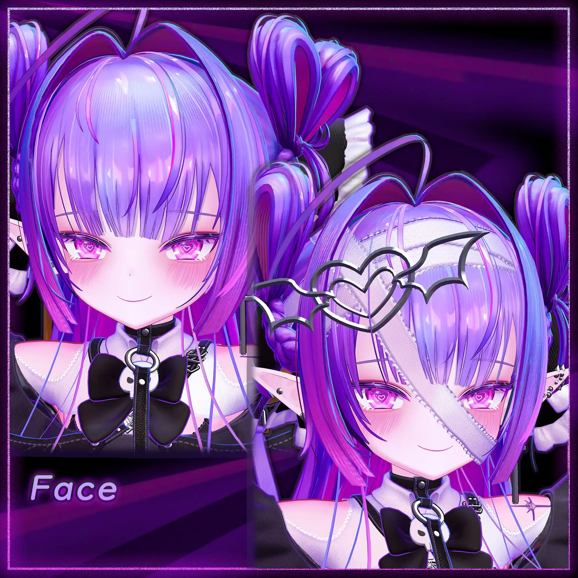 【オリジナル3Dモデル】雷琳【VRChat想定】