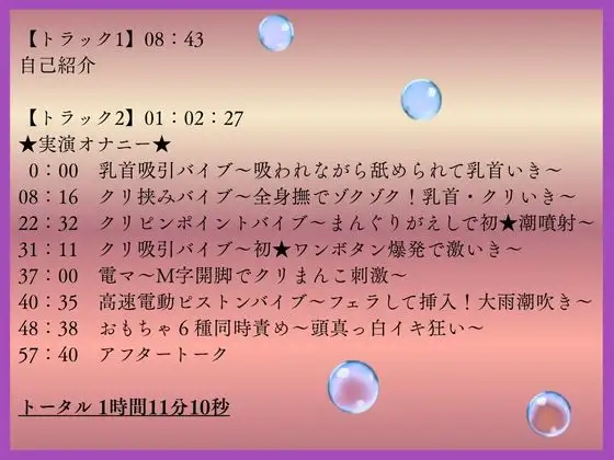 【実演60分×初★潮噴射!おもちゃ6種同時責め】過去最高の連続オホ声ガチイキ絶頂!高速ピストン痙攣いき