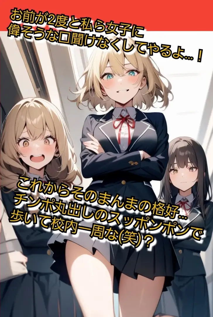 いじめっ娘倶楽部のSPHボイス 女子高生に笑われる短小包茎ちんぽ 教室で…、プールで…、廊下で… 大勢の女子の目の前でパンツを脱がされ晒し者に!