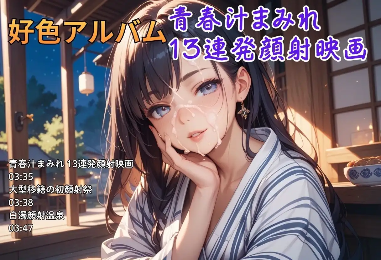 【隠語エロ歌】好色アルバム 青春汁まみれ 13連発顔射映画