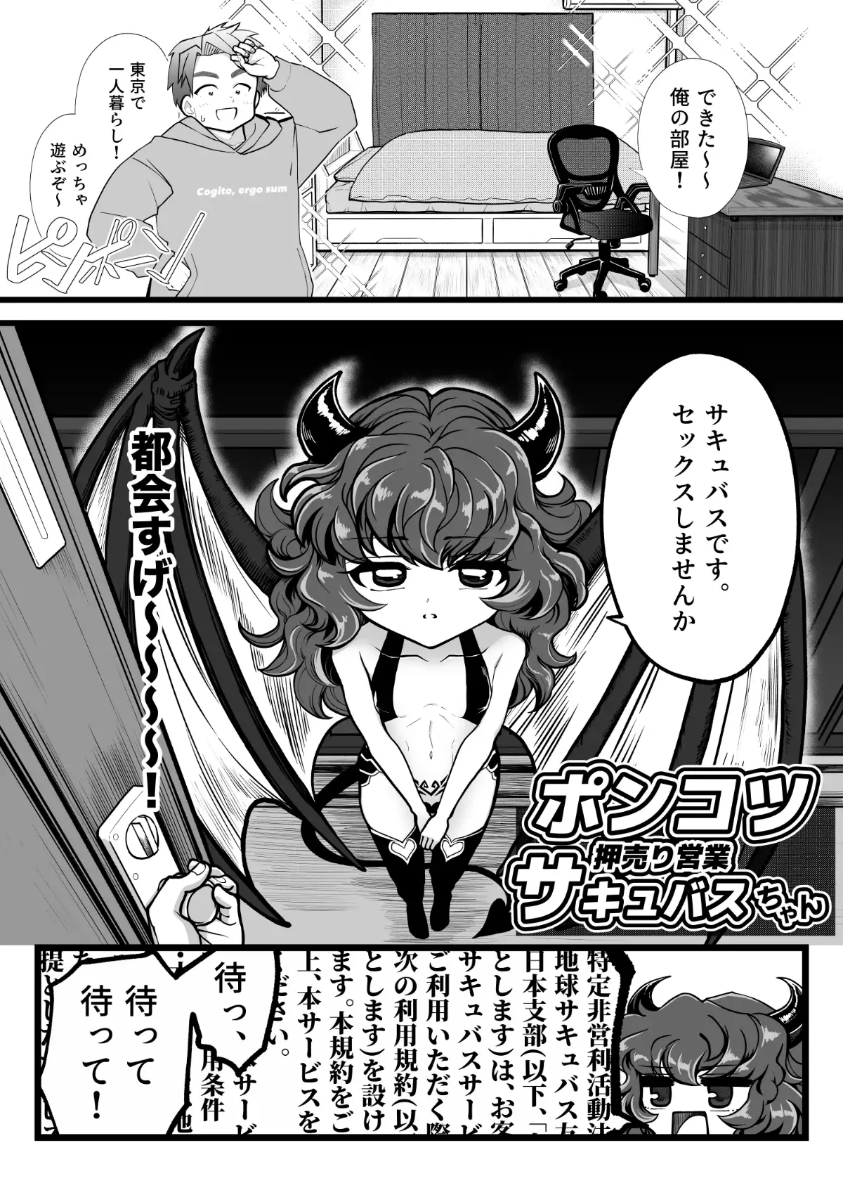 ポンコツ押売り営業サキュバスちゃん