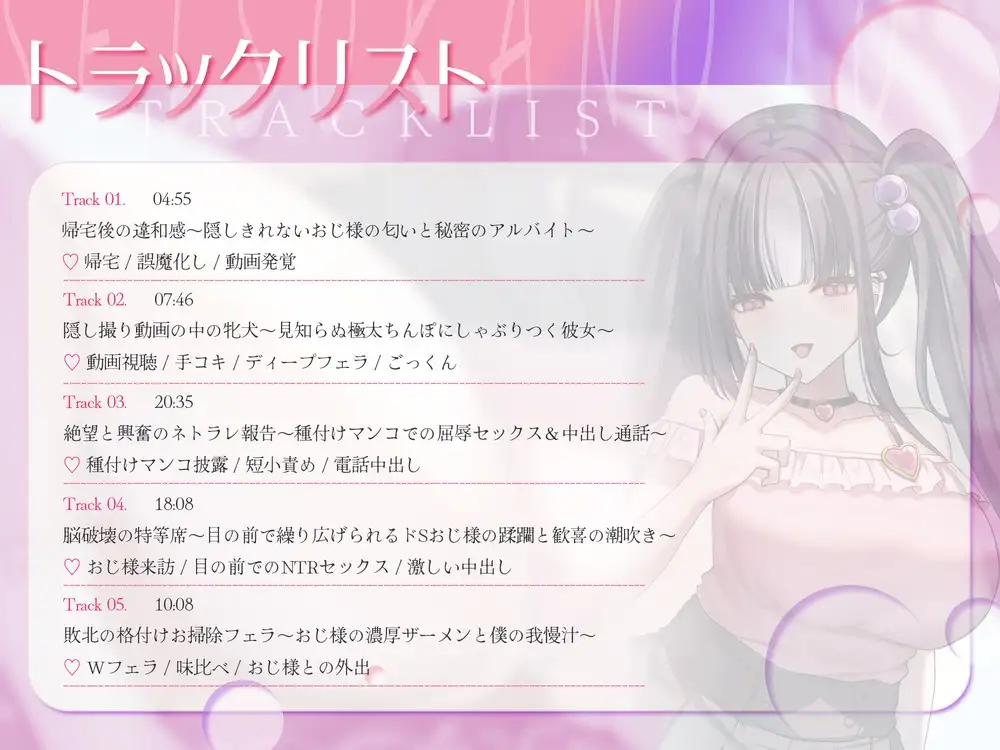清楚カノジョのネトラレ堕ち〜拗らせた性癖を叶えるため、おじ様のぷるぷるザーメン種付け♡〜