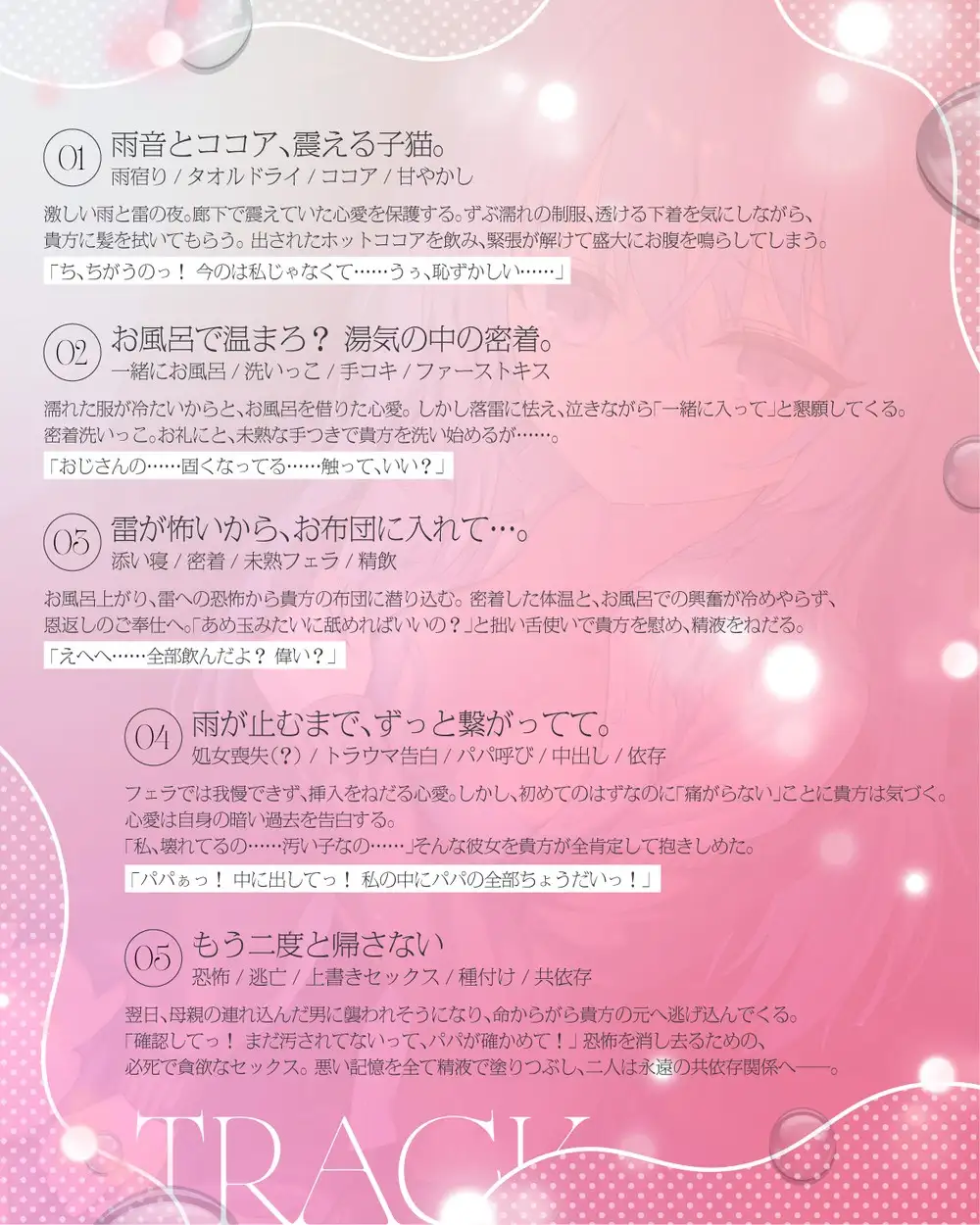 鍵っ子少女は、おじ様にとろとろに甘やかされる。~お父さんにいたずらされた身体を今度はパパに~