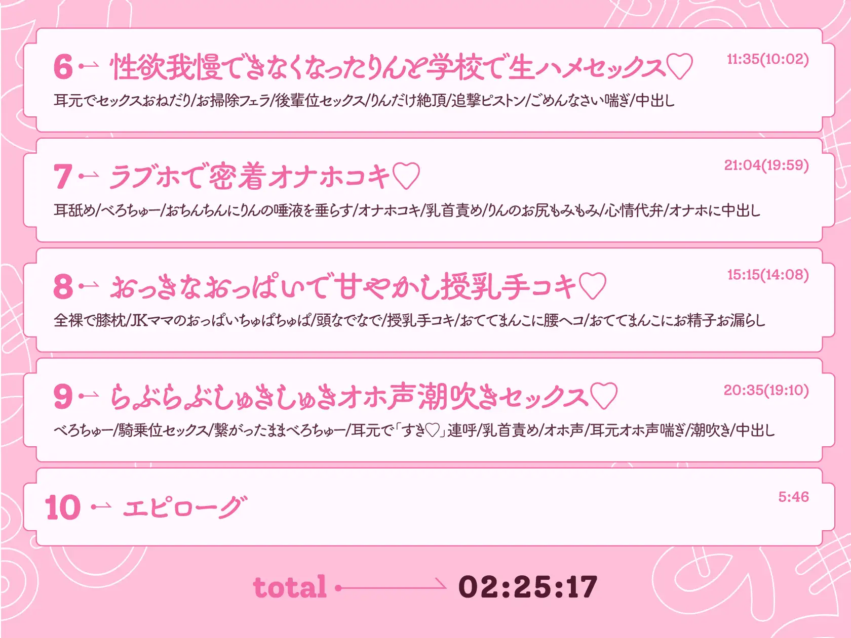 【6/20まで初回購入特典付き♡】清楚でドスケベな生徒会副会長があまあま媚び媚びご奉仕してくれる話♡【KU100ハイレゾバイノーラル】