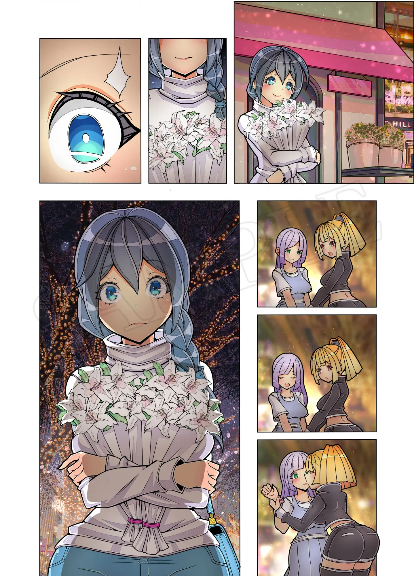 売れない百合漫画家がレズ風俗嬢におしっこ絶頂で救われたレポ【全64Pフルカラー】
