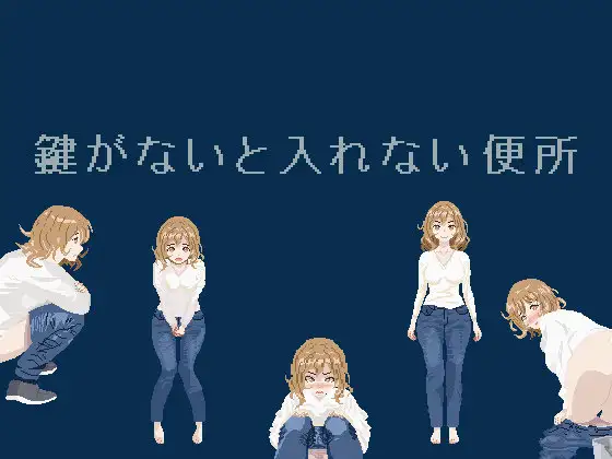鍵がないと入れない便所